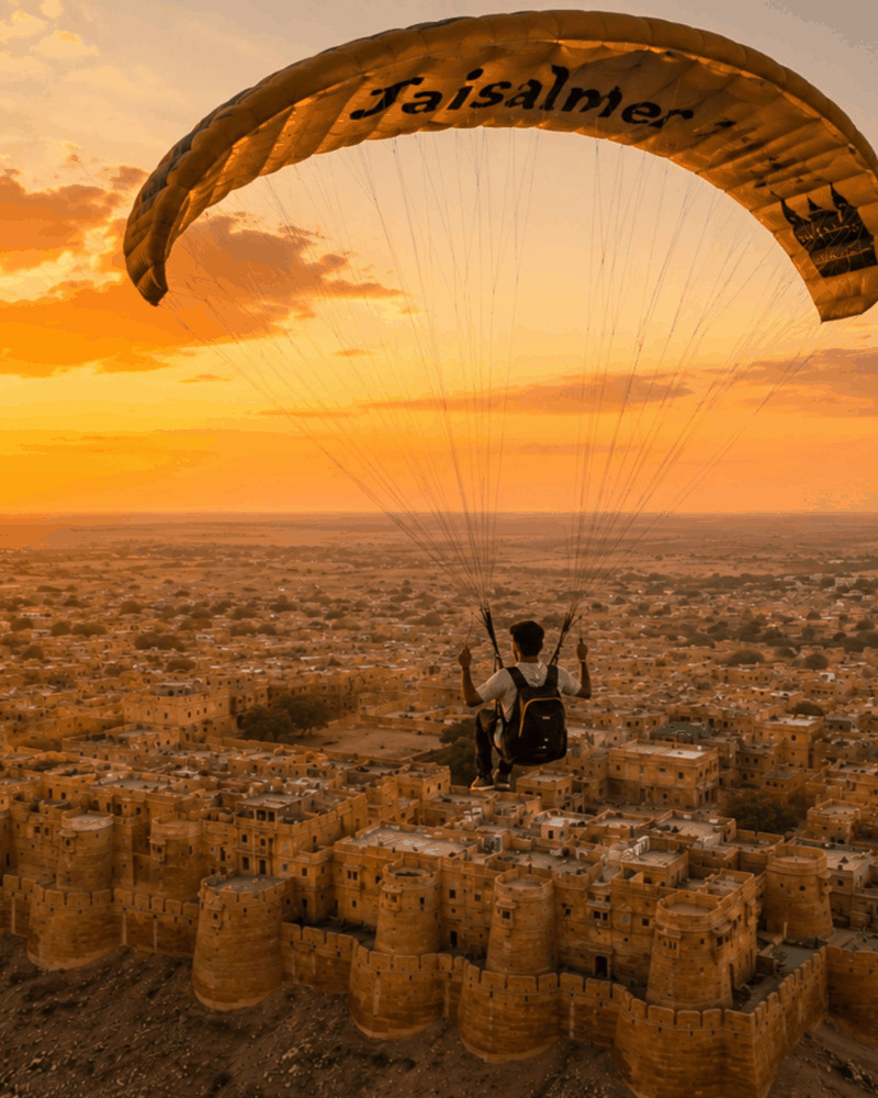 Parasailing in Jaisalmer